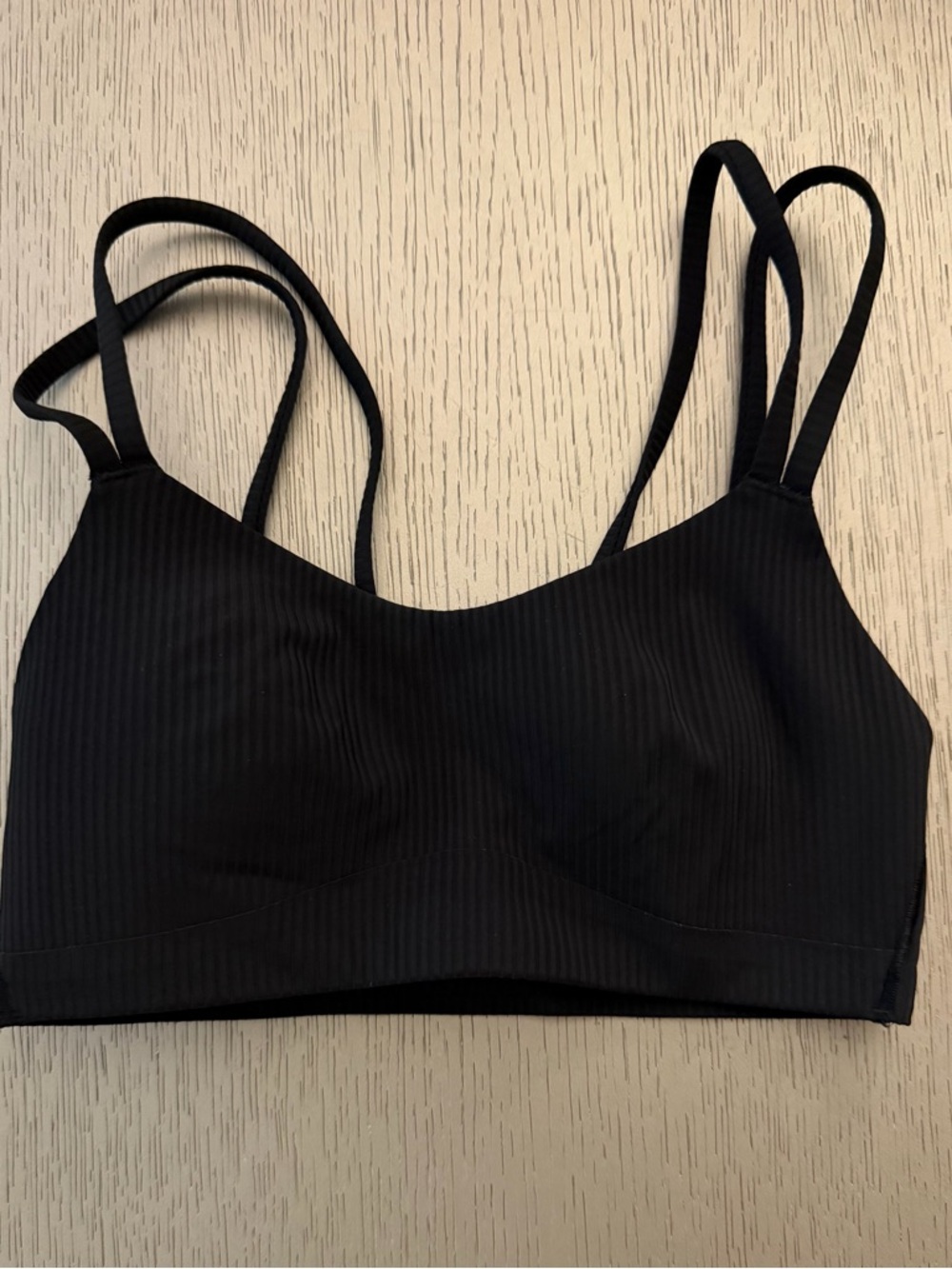 lululemon athletica Black Double-Strap Sports Bra - Picture 2 of 2